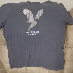 American Eagle Super Soft Tee in Navy